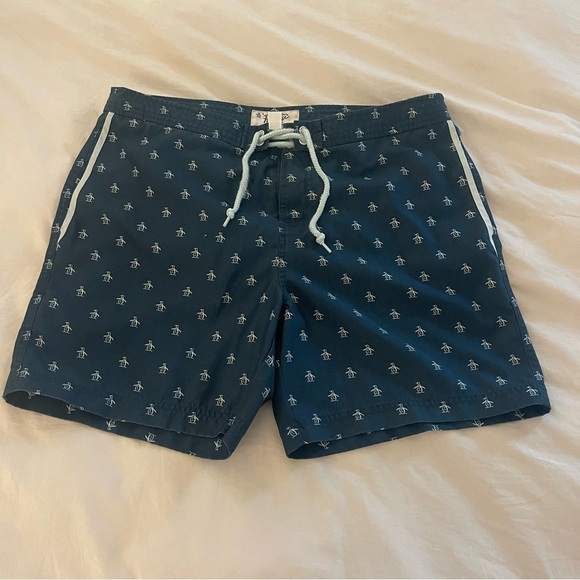 Original Penguin Swim Trunks - Picture 1 of 7
